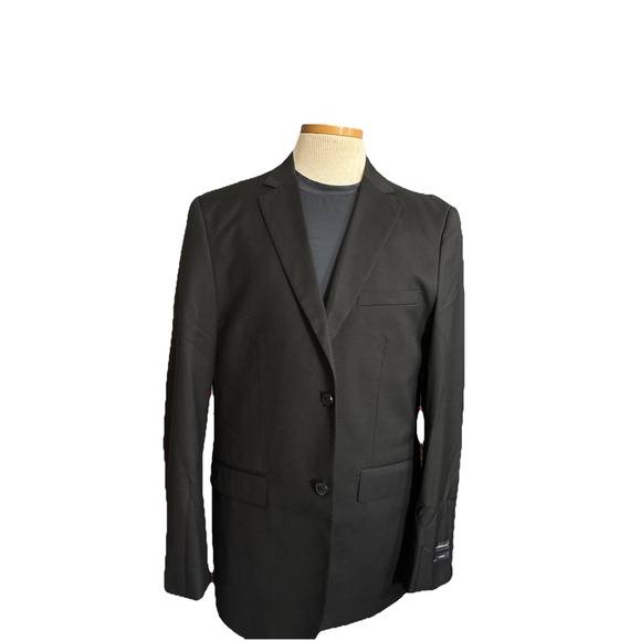 New Braveman Classic Fit Black Single Breast Blazer Jacket Size 40R NWT - Picture 3 of 8